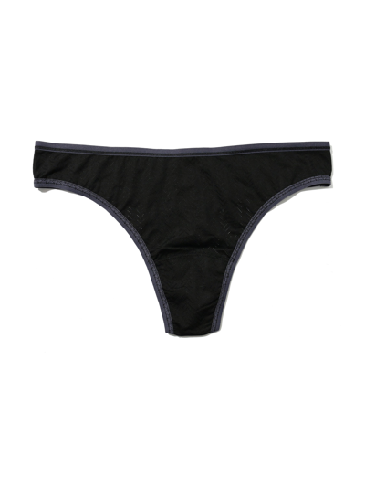 Hanky Panky Movecalm™ Natural Rise Thong In Grey