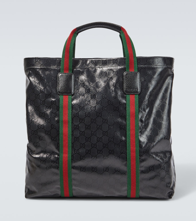 Gucci Gg Crystal Medium Tote Bag In Schwarz