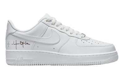 Pre-owned Nike Air Force 1 Low '07 White (travis Scott Cactus Jack Utopia Edition) In White/white