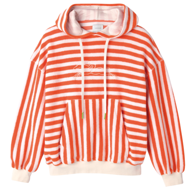 Longchamp Hoodie Fall-winter 2023 Collection In Pink/orange