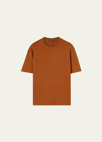 Loro Piana Philion T-shirt In Marrone