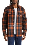 Dickies Nimmons Plaid Button-up Shirt In Nimmons Check Dark Base