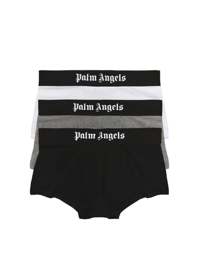 Palm Angels Pack Of Three Boxers In Multicolour