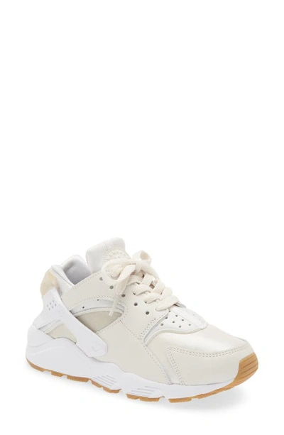 Nike Air Huarache Sneaker In Phantom/ White/ Fossil/ Brown