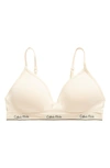 Calvin Klein Kids' Hybrid Sports Bra In Nude