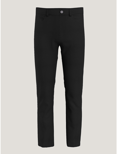 Tommy Hilfiger Straight Fit Twill Pant In Dark Sable