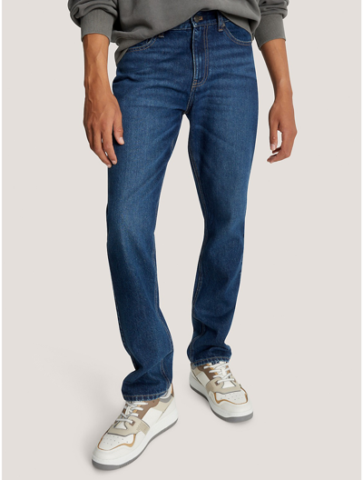 Tommy Hilfiger Straight Fit Deep Blue Wash Jean In Dark 