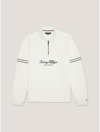 Tommy Hilfiger Signature Pullover Sweatshirt In White Suede