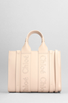 CHLOÉ SMALL TOTE WITH STRA TOTE IN ROSE-PINK LEATHER