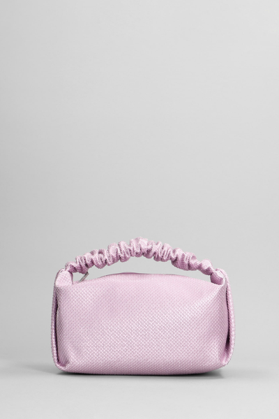 Alexander Wang Purple Scrunchie Crystal-embellished Mini Bag