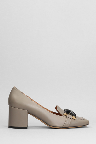 Roberto Festa Haraby Pumps In Grey Leather
