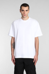 44 Label Group Round Neck Short-sleeved T-shirt In White