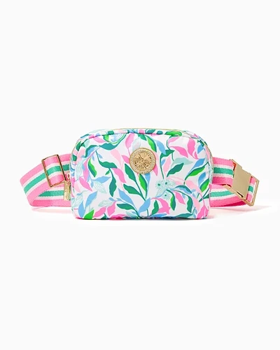 Lilly Pulitzer Jeanie Belt Bag In Resort White Holding Court Accessories Small