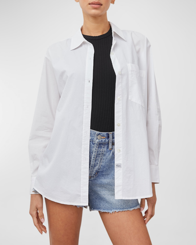 Rails Arlo Button-front Shirt In White