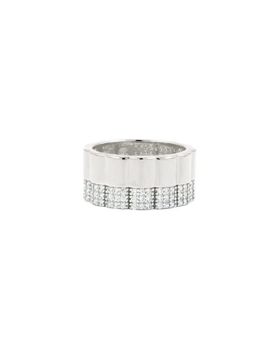 Freida Rothman Radiance Wide Band Ring In Silver