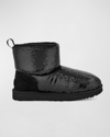 Ugg Classic Mini Mirror Ball Boots In Black
