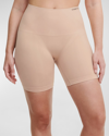 Chantelle Smooth Comfort Mid-thigh Shaping Shorts In Beige/greige
