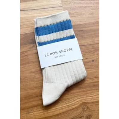 Le Bon Shoppe Her Varsity Blue Socks