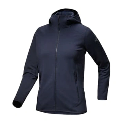 Arc'teryx Kyanite Hoody Woman Black Sapphire Shirt