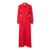 SELECTED FEMME RED PLISSE DRESS