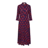 Y.A.S. SAVANNA LONG SHIRT DRESS IN TIFFANY PRINT