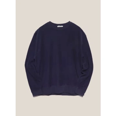 Ymc You Must Create Fauss Organic-cotton Sweatshirt In Blue