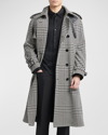 TOM FORD MEN'S GRAND PRINCE OF WALES TRENCH COAT
