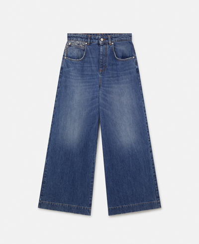 Stella Mccartney Blue S-wave Jeans In Dark Blue