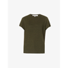 Frame Easy True Organic Linen Tee In Surplus