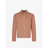 Paige Elsmar Stretch Cotton Twill Shirt Jacket In Deep Mauve
