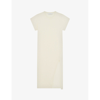 Iro Cotton Litonya Midi Dress In Whi11