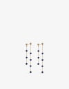 The Alkemistry Womens Yellow Gold Blueberry 18ct Yellow-gold And Lapis Lazuli Drop Earrings