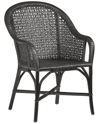 Progressive Furniture Louie Accent Arm Chair In Black