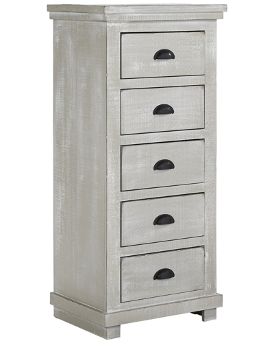 Progressive Furniture Willow Lingerie Chest In White