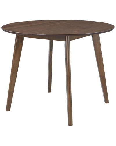 Progressive Furniture Arcade Round Dining Table In Brown