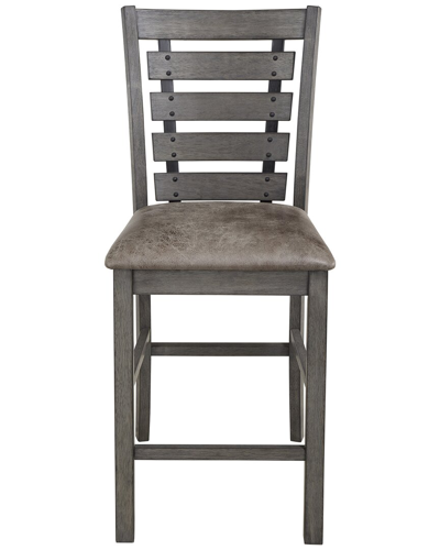 Progressive Furniture Fiji Counter Height Chair Set In Gray