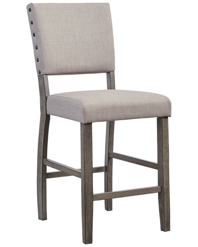 Progressive Furniture Township Upholstered Counter Chair Set In Gray