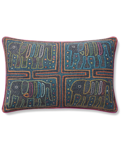 Loloi 13in X 21in Decorative Pillow In Blue