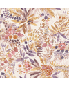 NUWALLPAPER NUWALLPAPER PLUM OCHRE NAUPAKA PEEL & STICK WALLPAPER