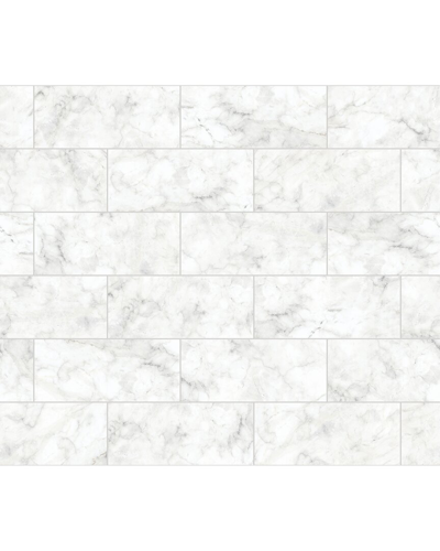 Inhome Marble Tile Peel & Stick Backsplash In White