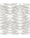 Nuwallpaper Terrain Peel & Stick Wallpaper In Grey