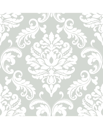 Nuwallpaper Ariel Grey Peel & Stick Wallpaper