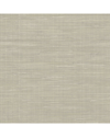 Nuwallpaper Wheat Grasscloth Peel & Stick Wallpaper In Brown