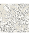 Nuwallpaper Grey Cayman Peel & Stick Wallpaper In Grey