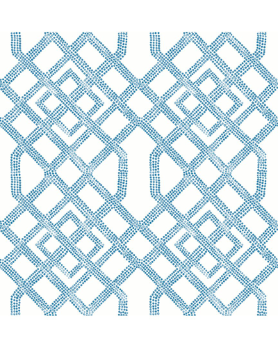 Nuwallpaper Blue Tanner Peel & Stick Wallpaper