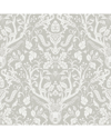 NUWALLPAPER NUWALLPAPER TAUPE ESCAPE TO THE FOREST PEEL & STICK WALLPAPER