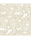 NUWALLPAPER NUWALLPAPER CREAM MERRIMENT PEEL & STICK WALLPAPER