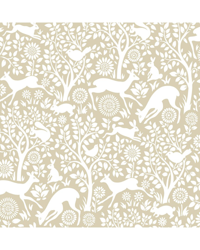 Nuwallpaper Cream Merriment Peel & Stick Wallpaper In White