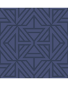 Nuwallpaper Blue Linear Peel & Stick Wallpaper In Blue
