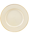 TEN STRAWBERRY STREET TEN STRAWBERRY STREET SET OF 6 CREAM DOUBLE GOLD LINE BREAD & BUTTER PLATES